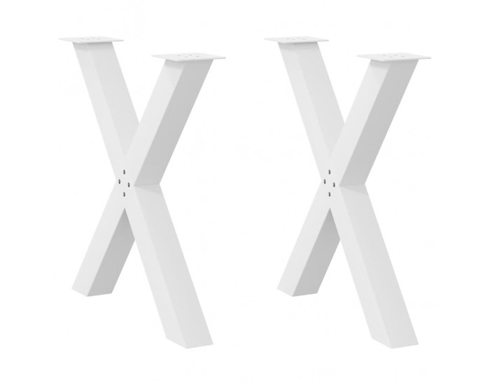 Sonata H Крака за маса за хранене с форма на X 2 бр. 80x(72-73) cm