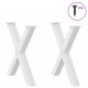 Sonata H Крака за маса за хранене с форма на X 2 бр. 80x(72-73) cm