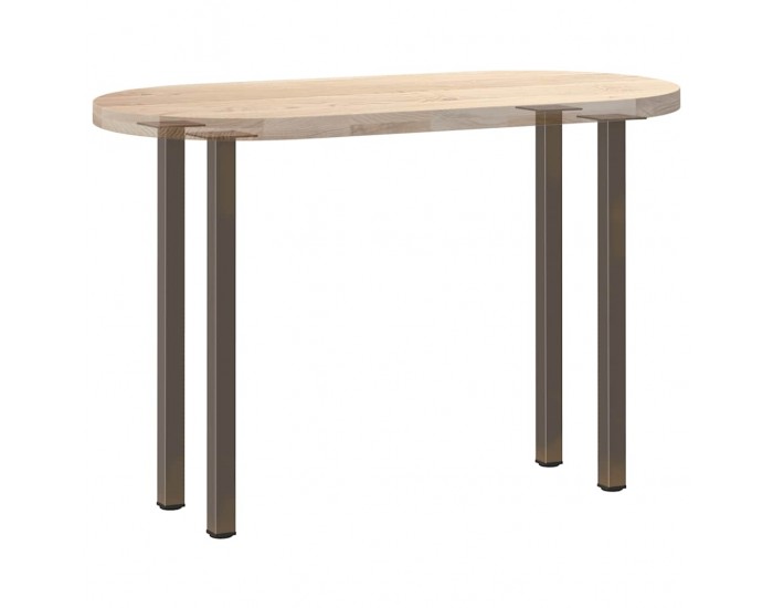 Sonata H Конзолна маса крака 4 бр. естествена стомана 72-74 cm стомана