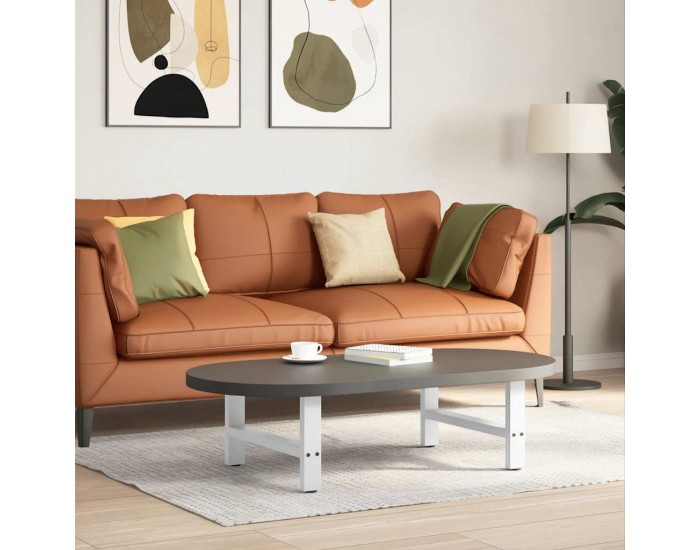Sonata H Крака за масичка за кафе бели 2 бр. 70x(30-31) см стомана