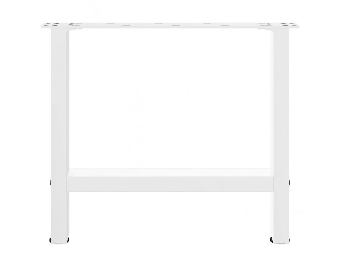 Sonata H Крака за масичка за кафе бели 2 бр. 50x(42-43) cm стомана