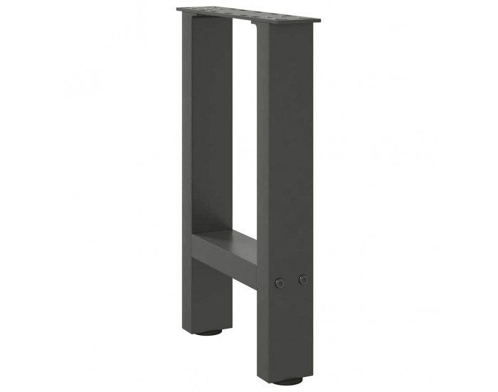 Sonata H Крака за масичка за кафе антрацит 2 бр. 28x(42-43) cm Стомана
