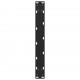 Sonata H Крака за масичка за кафе черни 2 бр. 70x(42-43) cm стомана