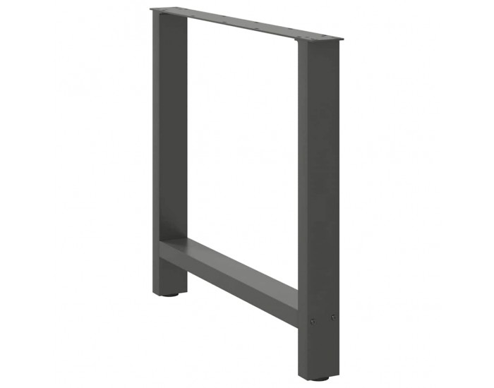 Sonata H Крака за трапезна маса Антрацит 2 бр. 70x(72-73) cm Стомана