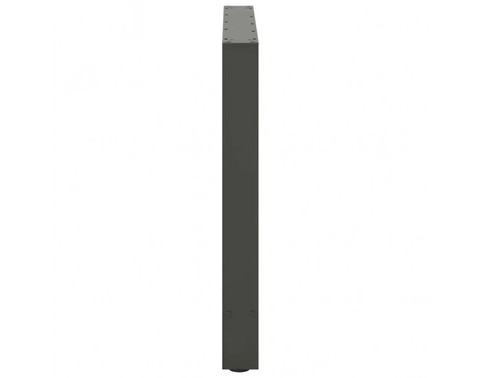 Sonata H Крака за трапезна маса Антрацит 2 бр. 70x(72-73) cm Стомана