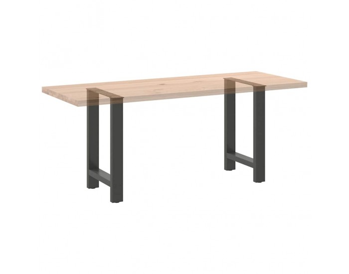 Sonata H Крака за трапезна маса Антрацит 2 бр. 60x(72-73) cm Стомана