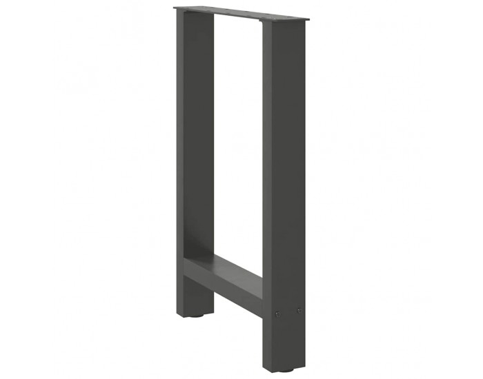 Sonata H Крака за трапезна маса Антрацит 2 бр. 60x(72-73) cm Стомана