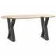 Sonata H Крака за масичка за кафе 2 бр. антрацит 28x(42-43,3) cm стомана