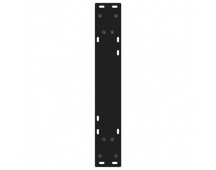 Sonata H Крака за маса за хранене 2 бр. черни 50x(72-73,3) cm стомана