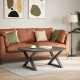 Sonata H Крака за масичка за кафе 2 бр. антрацит 70x(42-43,3) cm стомана