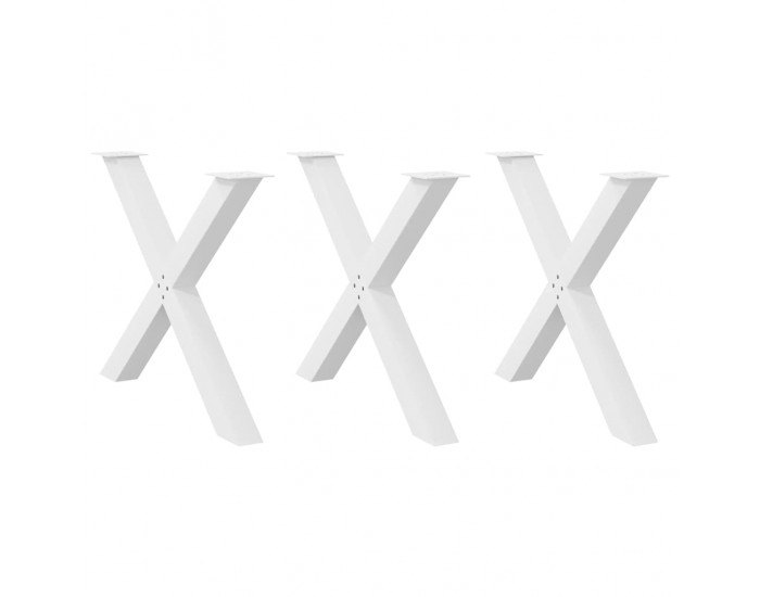Sonata H Крака за маса за хранене с форма на X 3 бр. 90x(72-73) cm