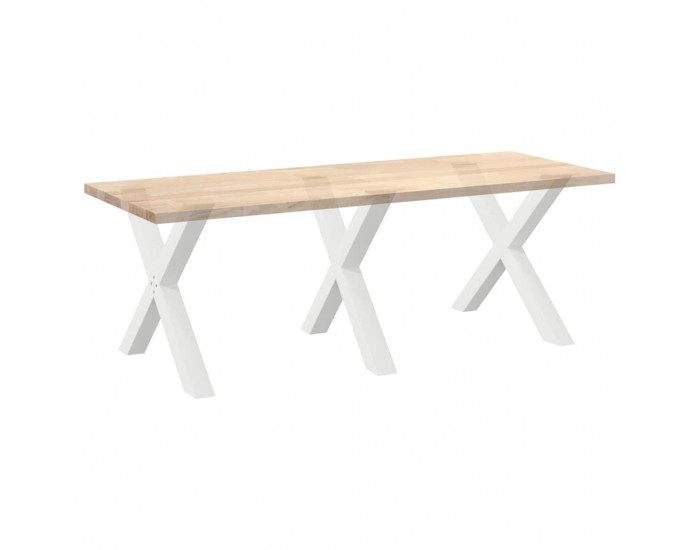 Sonata H Крака за маса за хранене с форма на X 3 бр. 90x(72-73) cm