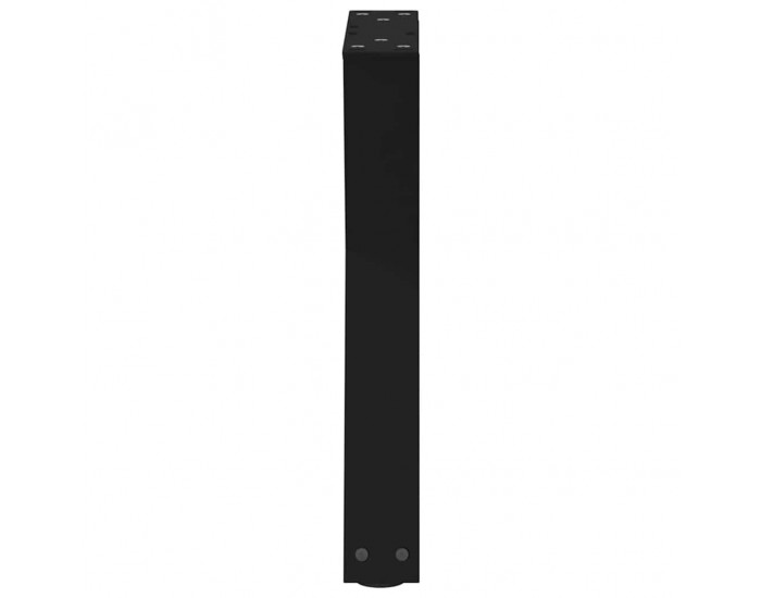 Sonata H Крака за масичка за кафе 2 бр. черни 38x(42-43,3) см стомана