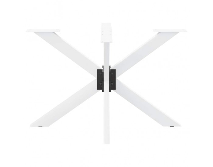 Sonata H Крак за маса за хранене форма на паяк 120x68x(72-73) см стомана