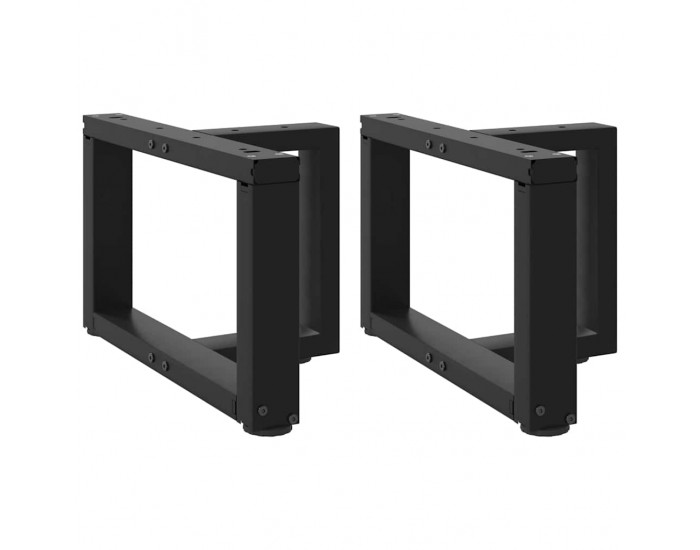 Sonata H Крака за холна маса T-образна 2бр черни 50x25x(30-31)см стомана