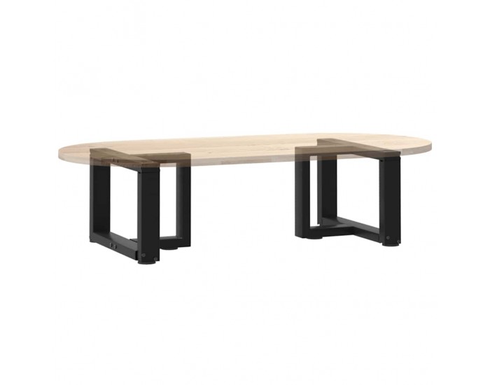 Sonata H Крака за холна маса T-образна 2бр черни 50x25x(30-31)см стомана