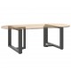 Sonata H Крака за холна маса T-образна 2 бр 60x25x(42-43) см стомана