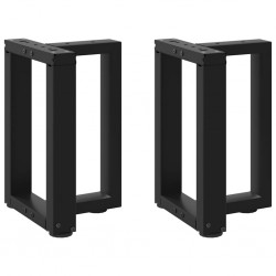 Sonata H Крака за холна маса T-образна 2бр черни 28x25x(42-43)см стомана - Piese pentru mese
