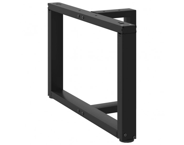Sonata H Крака за холна маса T-образна 2бр черни 70x25x(42-43)см стомана