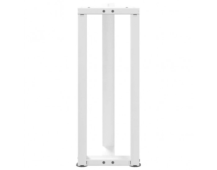 Sonata H Конзолна маса крака T-образна 2бр черни 25x28x(72-73)см стомана