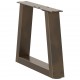 Sonata H Крака за трапезна маса V-образна форма 2 бр. естествена стомана