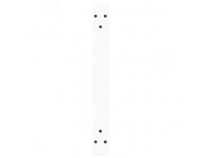 Sonata Picioare pentru măsuță de cafea în formă de V, 2 buc., alb, 50x(42-43,3) cm, oțel