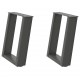 Sonata H Крака за холна маса U-образна 2бр антрацит 38x(42-43)см стомана