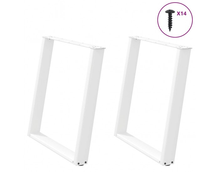 Sonata H Крака за маса за хранене с U-образна форма 2 бр. 80x(72-73) cm