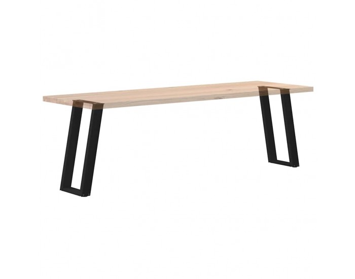 Sonata H Конзолна маса крака U-образни 2 бр. черни 28x(72-73) cm стомана