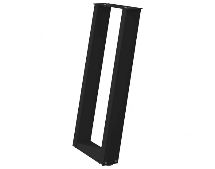Sonata H Конзолна маса крака U-образни 2 бр. черни 28x(72-73) cm стомана