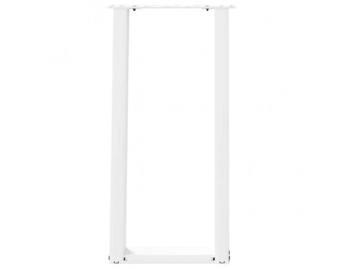 Sonata H Конзолна маса крака U-образни 2 бр. бяла 38x(72-73) cm стомана