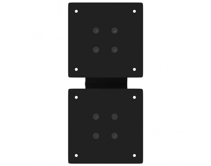 Sonata H Крака за масичка за кафе с форма на X 2 бр. черни 30x(30-31) cm