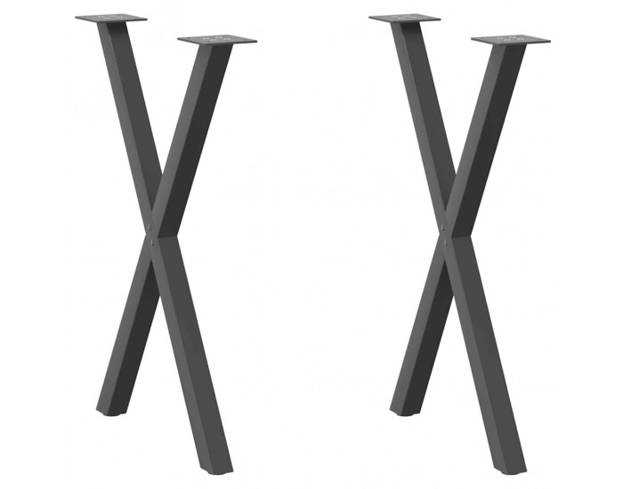 Sonata H Крака за маса за хранене с форма на X 2 бр. 57x(72-73) cm