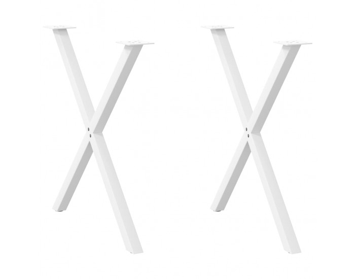 Sonata H Крака за маса за хранене с форма на X 2 бр. 80x(72-73) cm