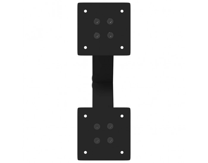 Sonata H Крака за масичка за кафе с форма на X 2 бр. черни 37x(30-31) cm