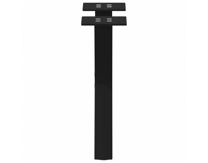 Sonata H Крака за масичка за кафе с форма на X 2 бр. черни 37x(30-31) cm