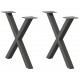 Sonata H Крака за масичка за кафе във формата на буквата X 2 бр