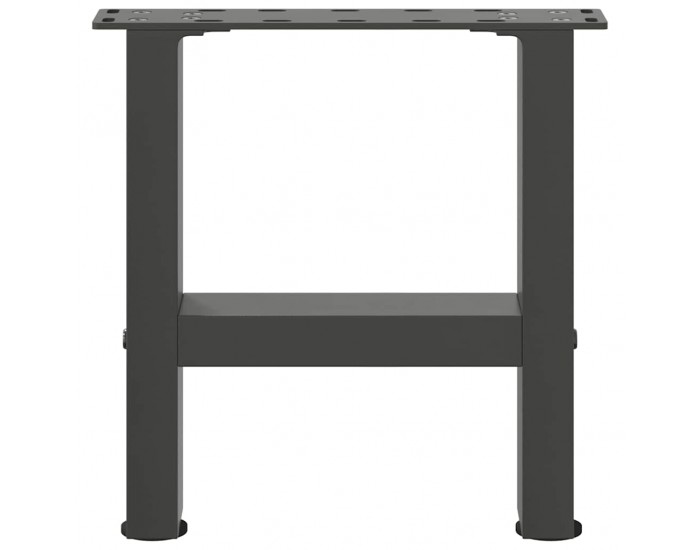 Sonata H Крака за масичка за кафе 2 бр антрацит 30x(30-31) см стомана