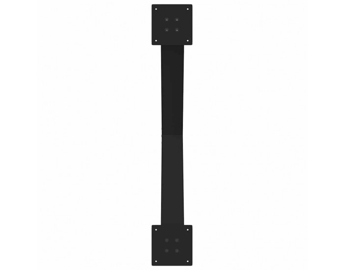 Sonata H Крака за маса за хранене с форма на X 3 бр. черни 90x(72-73) cm