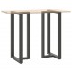Sonata H Крака за бар маса с форма на тройка 2 бр Антрацит Стомана