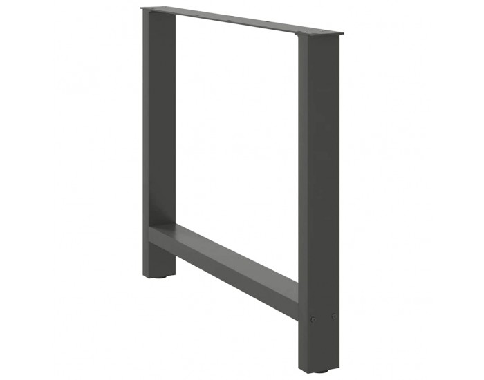 Sonata H Крака за трапезна маса Антрацит 2 бр. 90x(72-73) cm Стомана