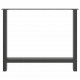 Sonata H Крака за трапезна маса Антрацит 2 бр. 90x(72-73) cm Стомана