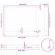 Sonata H Крака за трапезна маса Антрацит 2 бр. 90x(72-73) cm Стомана