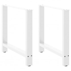 Sonata H Крака за трапезна маса бели 2 бр. 80x(72-73) cm стомана - Piese pentru mese