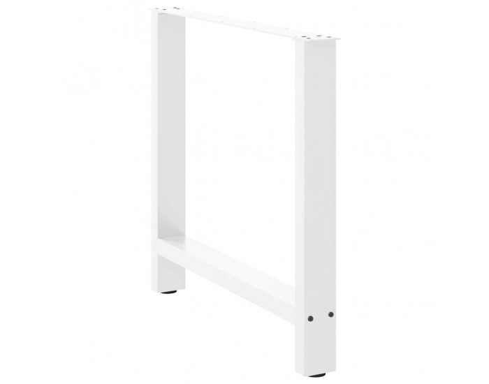 Sonata H Крака за трапезна маса бели 2 бр. 80x(72-73) cm стомана