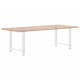 Sonata H Крака за трапезна маса бели 2 бр. 80x(72-73) cm стомана
