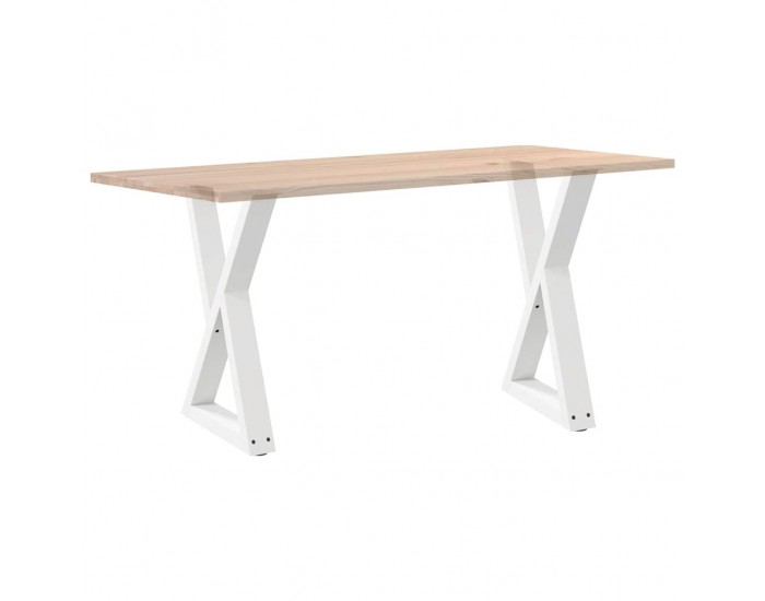 Sonata H Крака за трапезна маса 2 бр. бели 50x(72-73,3) cm стомана