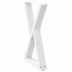 Sonata H Крака за трапезна маса 2 бр. бели 50x(72-73,3) cm стомана