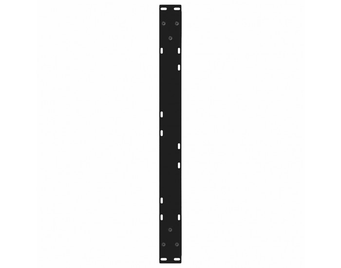 Sonata H Крака за масичка за кафе 2 бр. черни 70x(30-31,3) cm стомана