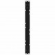 Sonata H Крака за масичка за кафе 2 бр. черни 70x(30-31,3) cm стомана